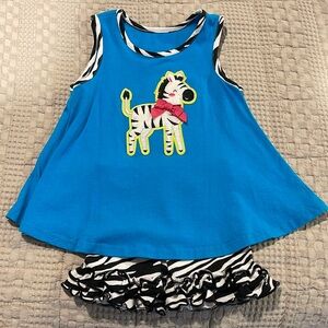 Ricrac and ruffles outfit